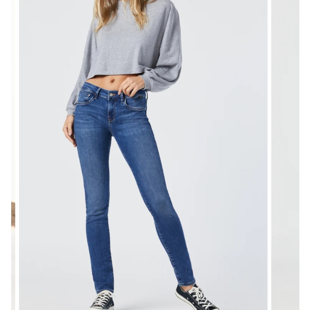 Mavi Alexa Mid Rise Skinny Jeans SZ.27
